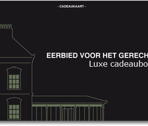 Luxe cadeaukaart van restaurant 't Havenmantsje Harlingen